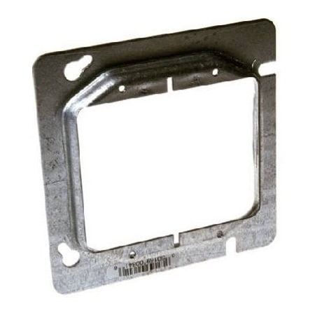 Raco Electrical Box Cover, 2 Gangs Gang, Steel, Raised Cover Type 841